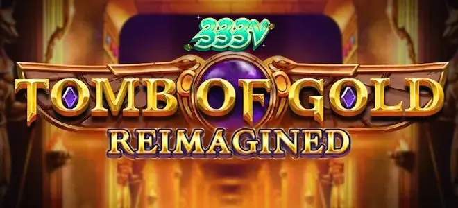 Tampilan visual makam emas dalam permainan slot Tomb of Gold Reimagined